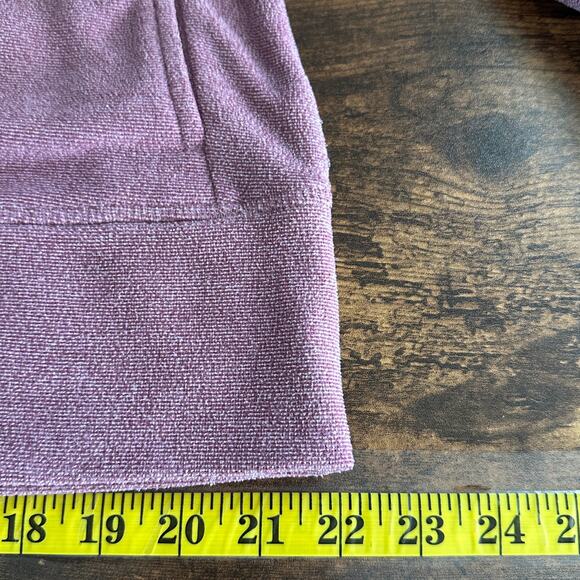 Adidas Golf Heather Fleece Jacket Large Blush Pink Full Zip Outdoors Gorpcore - Picture 6 of 8